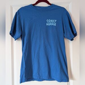 Coast Hippie "I Called In Sea Sick" Blue Short Sleeve T-Shirt Size Men's Small